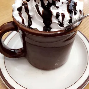 best hot chocolate ever, also the prettiest