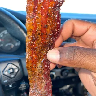 Brown Sugar Pepper Bacon