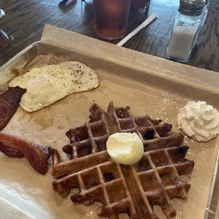 Little Waffle Breakfast the perfect amount of