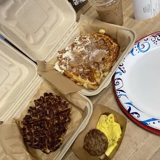 Jalapeno, Cornmeal and Cheddar Waffle