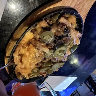 a plate of food on a table