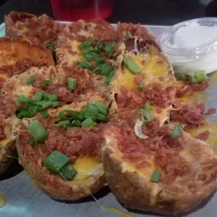 Potato Skins were good.