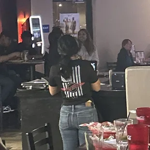 This is her, the most rude waitress I've ever encountered smh