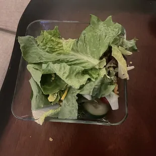 My side salad.