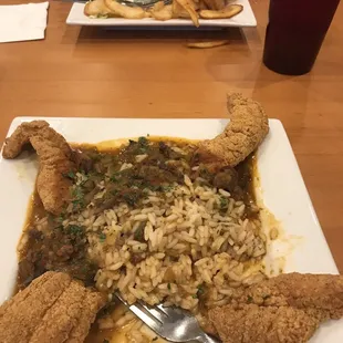chicken wings and fried chicken