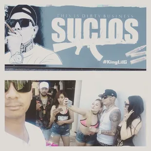 Pleased to serve @kinglilg @sucious. Mansion swimming party