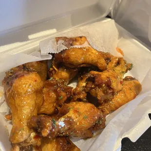 Sweet chili wings