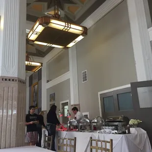 Beautifully spread buffet