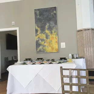 Build your own omlet bar!