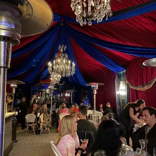 Front dining room area. Coolest spot to sit!