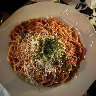 Canned tomato spaghetti