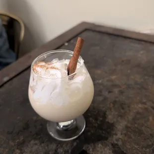 Creo Santa: Brandy eggnog whipped cream and deliciousness with a hen of cinnamon