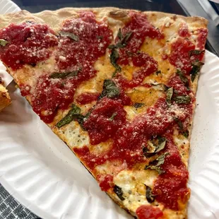Margarita Pizza Slice
