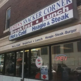 the outside of the restaurant