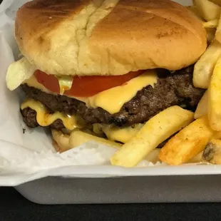 Try Our Old Fashioned  Cheese Burger that will tickle your taste buds!!!!