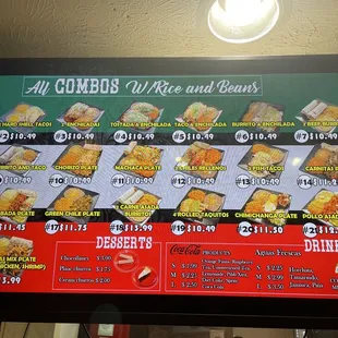 Menu 12/22
