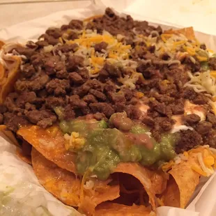 Carne asada nachos