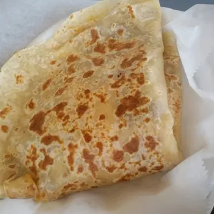 Carne asada quesadilla.  It&apos;s huge!
