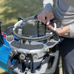 Premium racket stringing at your preferred location