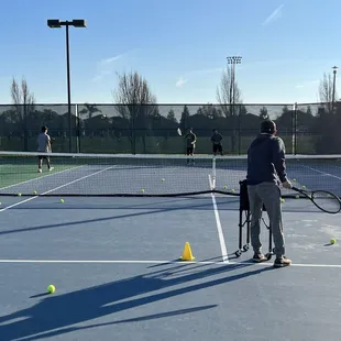 Group tennis lessons