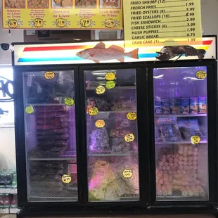 the inside of the fridge