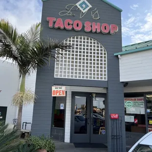 a taco shop