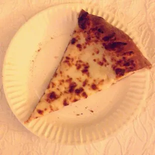 Slice of Cheese Pizza from JV's.
