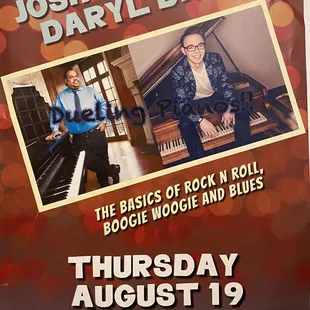 Live music of some type EVERY night!