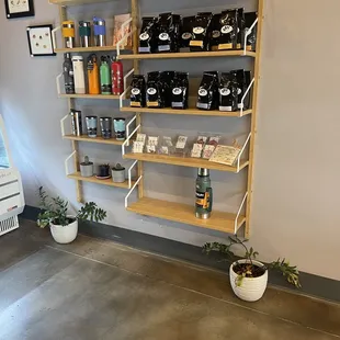 Coffee beans and hydro flask