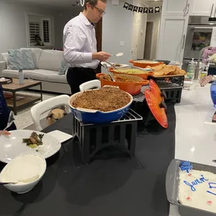 Tropical fruit crunch with whipped cream