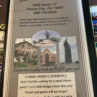 a sign for a restaurant