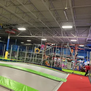 Zipline and obstacle course