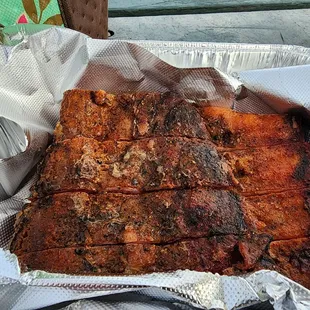 ribs, food, bbq ribs