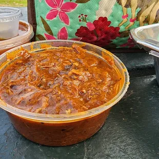 And that chili...I&apos;m telling yall mix it with them beans!