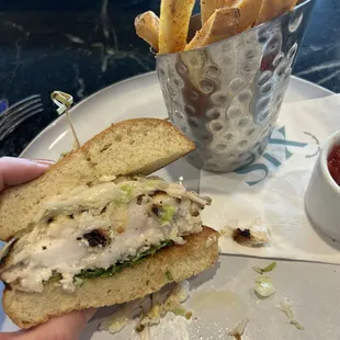 The amazing fresh fish sandwich... has to be the best in Tampa!