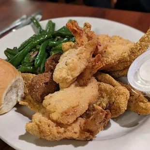 Shrimp and fish plate