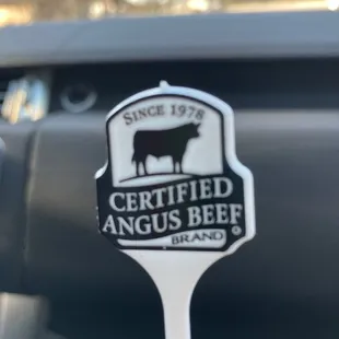 Certified angus all beef hamburger