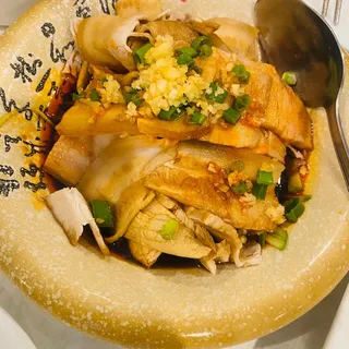Sliced Pork Bellies in Spicy Garlic Sauce