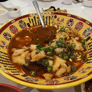 Szechuan Spicy Fish Fillet in Soup