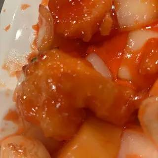 Sweet and Sour Prawns