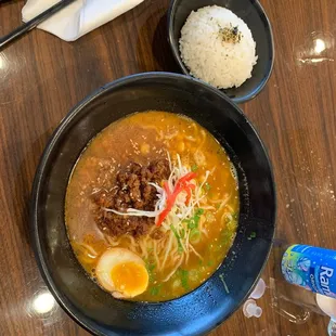 R03-Spicy Toyko Miso Ramen T15-Rice