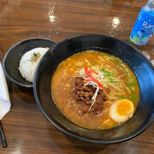 R03-Spicy Toyko Miso Ramen T15-Rice