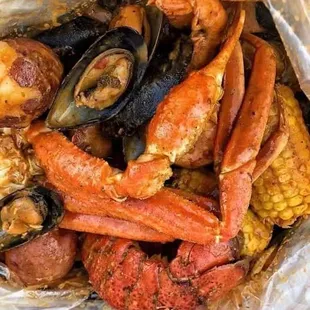 Cajun Seafood Combo from JZ Fish Wings