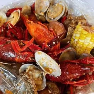 Cajun Seafood Combo from JZ Fish Wings