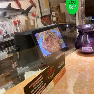 Cash wrap area