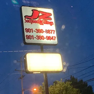 Outside sign