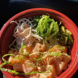 Spicy Salmon Poke Bowl