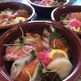 sashimi, sushi and sashimi, sushi, food