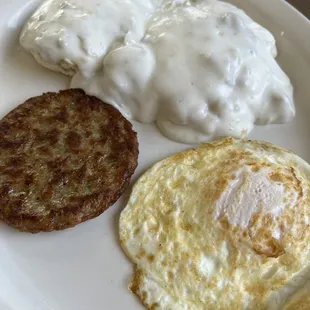 The Biscuits &amp; Sausage Gravy are delicious.