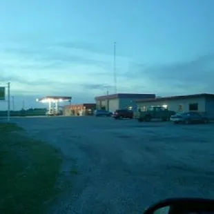 outside